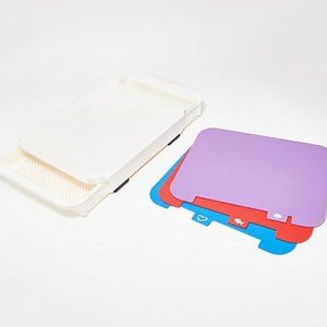 Cut and Carry Prep Station with 3 Cutting Boards